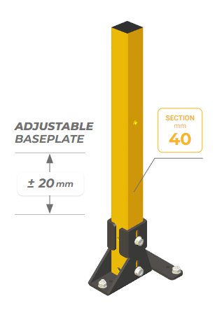 Procter Satech Impact Guard 40 Post (2240 mm Height)